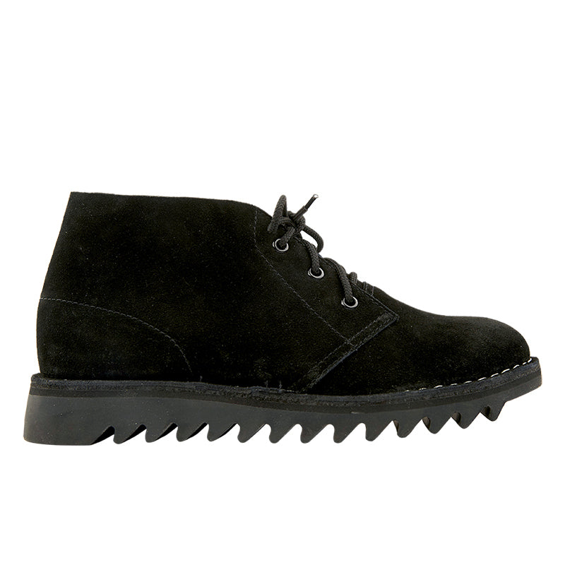Load image into Gallery viewer, Ripple Sole Mens Harley Suede Leather Desert Boots Chukka Shoes Lace Up - Black