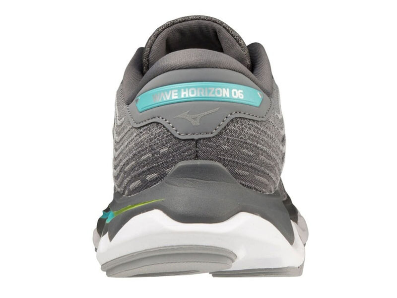 Load image into Gallery viewer, Womens Mizuno Wave Horizon 6 Ultimate Running Shoes Gray/Silver/Blue Curacao in Size 7.5