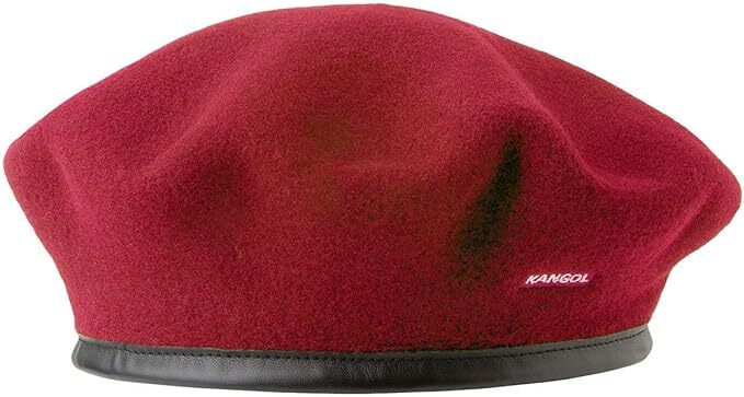 Load image into Gallery viewer, KANGOL Wool Monty Beret French Hat Military Cap in Red