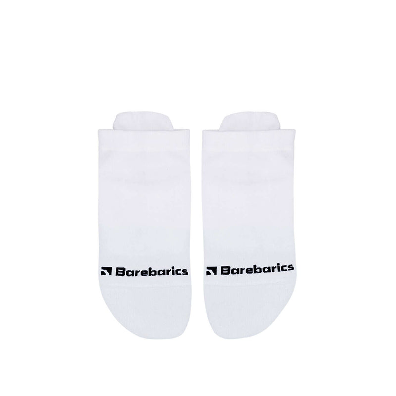Load image into Gallery viewer, Barebarics Low Cut Barefoot Socks White | Minimalist Comfort Socks