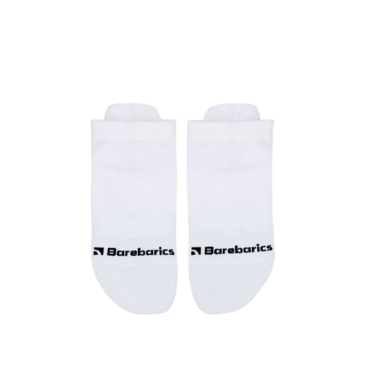 Barebarics Low Cut Barefoot Socks White | Minimalist Comfort Socks