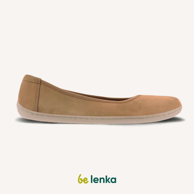 Load image into Gallery viewer, Eco-friendly Ballet Flats Be Lenka - Sophie - Toffee Brown