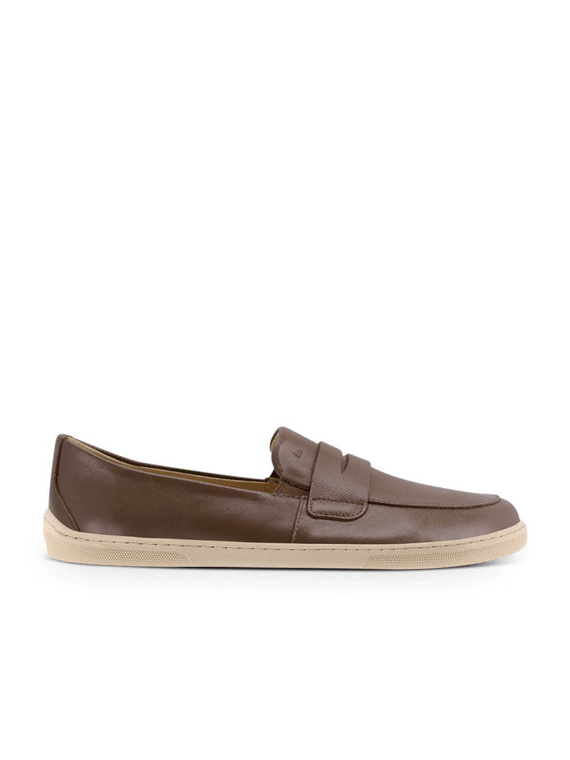 Load image into Gallery viewer, Barefoot Moccasins Be Lenka Buena - Dark Brown & Beige