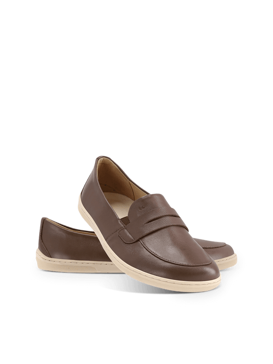 Barefoot Moccasins Be Lenka Buena - Dark Brown & Beige