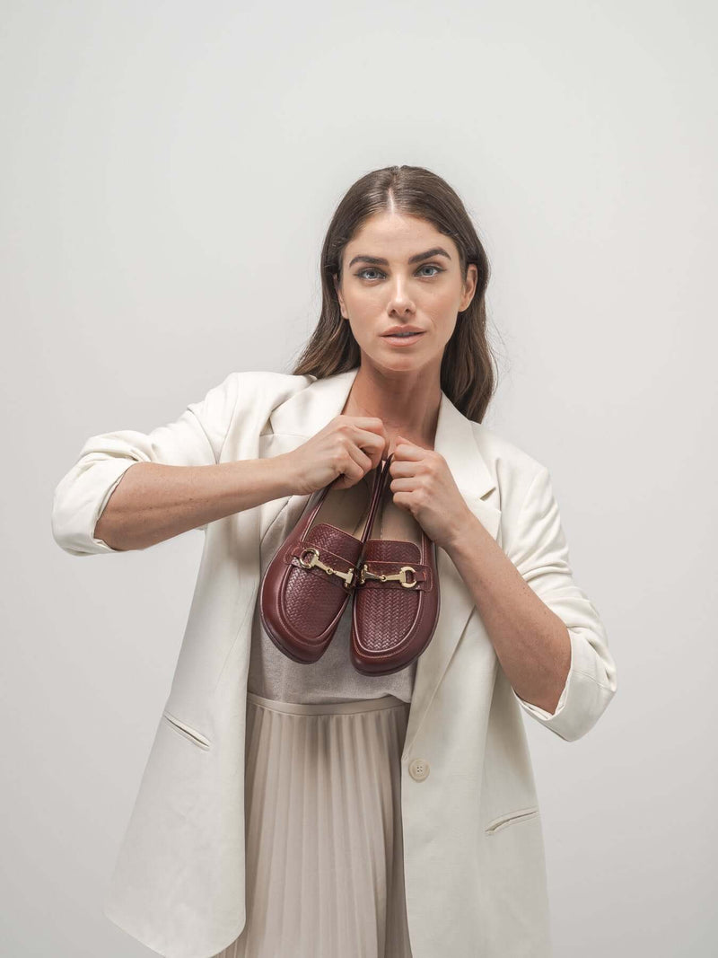 Load image into Gallery viewer, Be Lenka Divella Women’s Barefoot Moccasins - Burgundy
