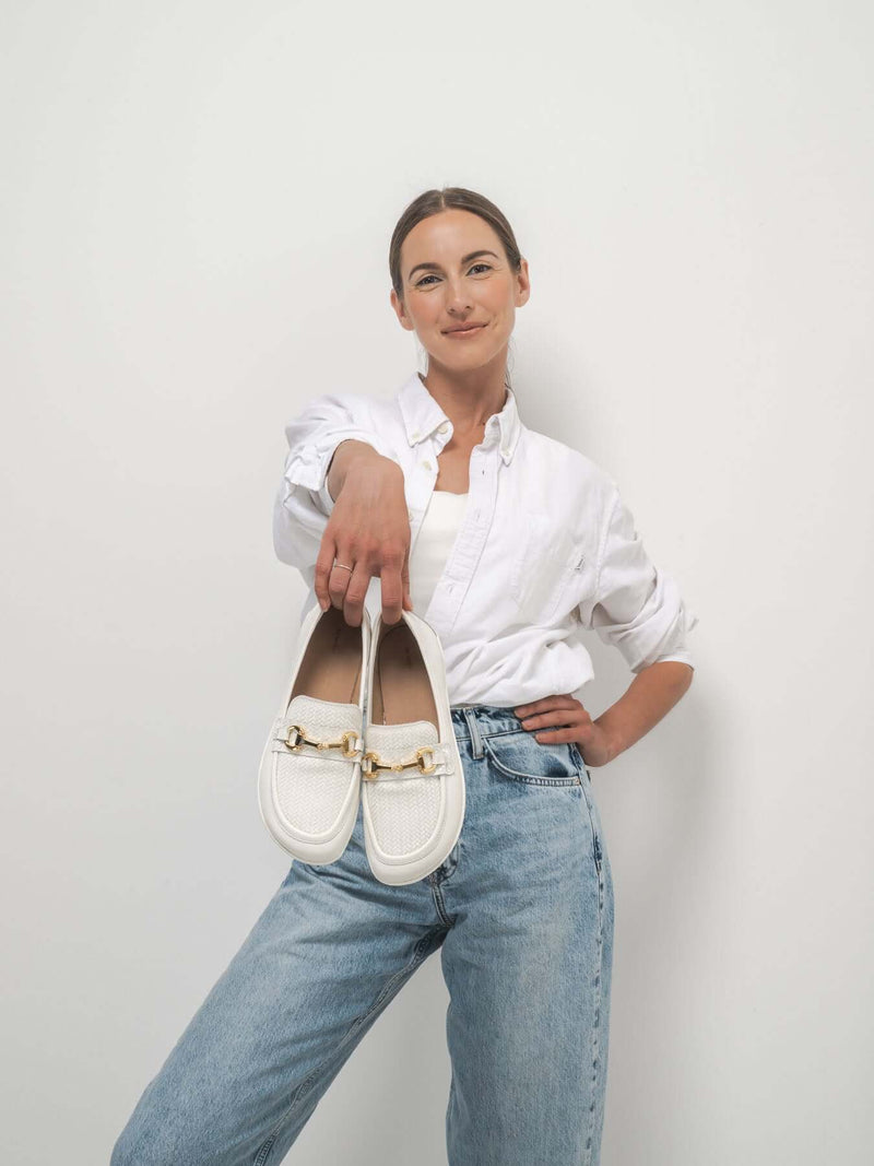 Load image into Gallery viewer, Be Lenka Divella Barefoot Moccasins – Off‑White