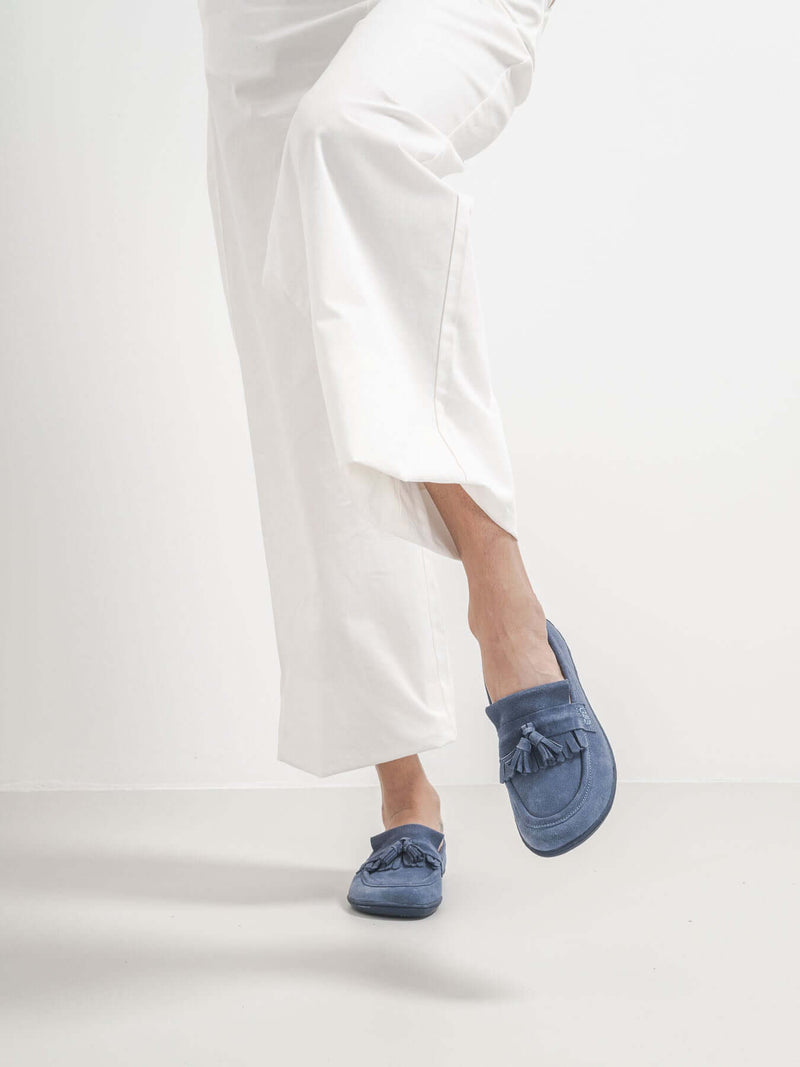 Load image into Gallery viewer, Be Lenka Fiorella Barefoot Moccasins – Soft Blue Women's Loafers