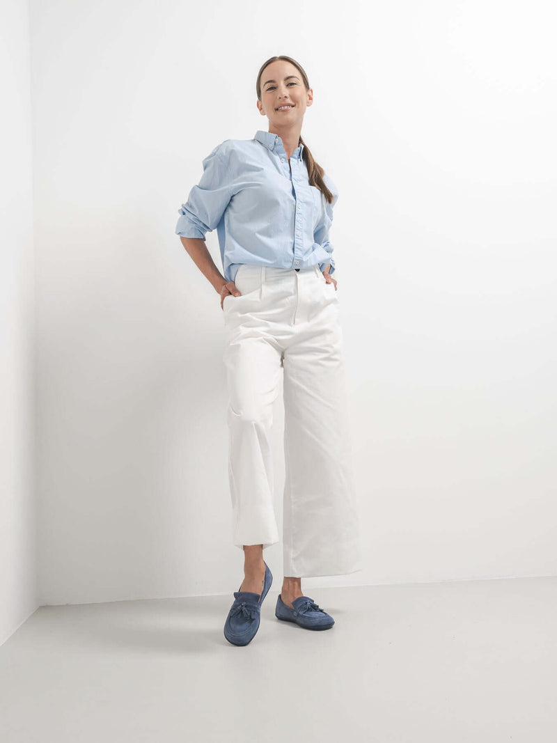 Load image into Gallery viewer, Be Lenka Fiorella Barefoot Moccasins – Soft Blue Women's Loafers