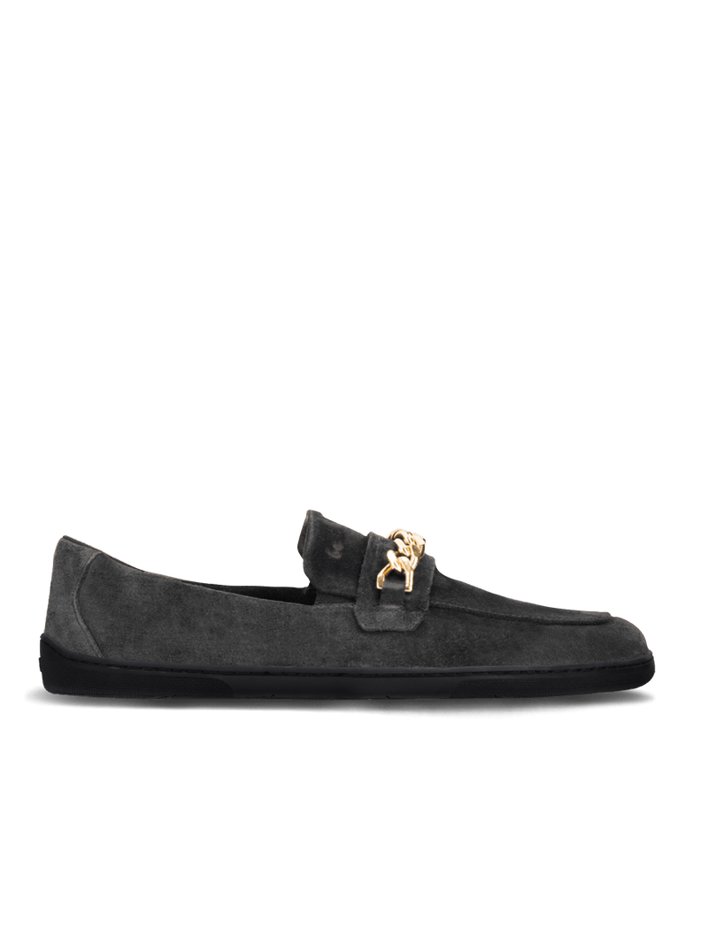 Load image into Gallery viewer, Barefoot Moccasins Be Lenka Prestage - Dark Brown & Gold