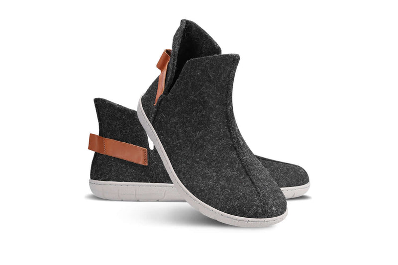 Load image into Gallery viewer, Eco-friendly Barefoot slippers Be Lenka Chillax - Ankle-cut - Black