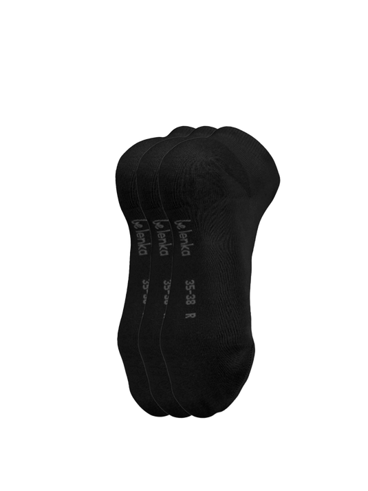 Low Cut Barefoot Socks Essentials Black - 3 Pack