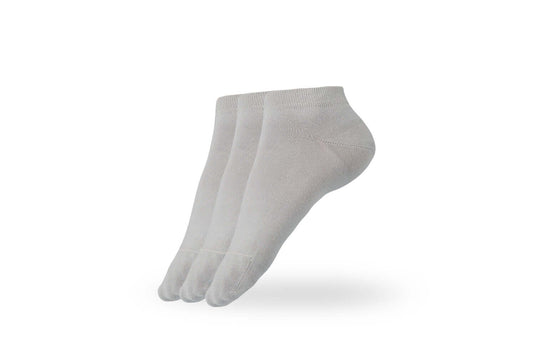 Low Cut Barefoot Socks Essentials Grey - 3 Pack