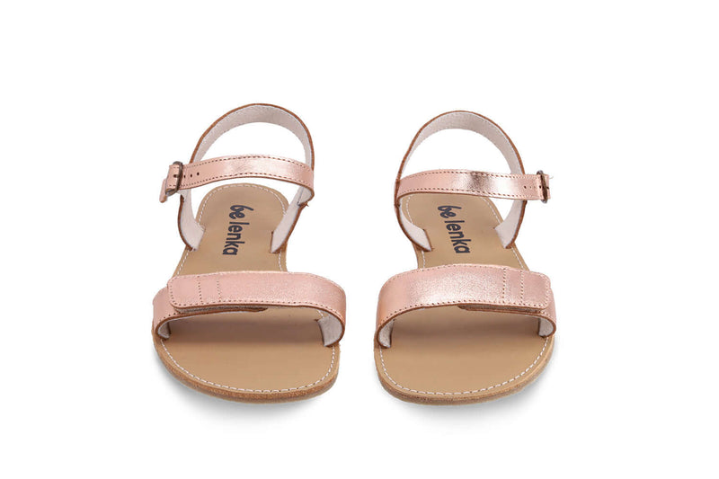 Load image into Gallery viewer, Eco-friendly Barefoot Sandals - Be Lenka Grace - Rose Gold