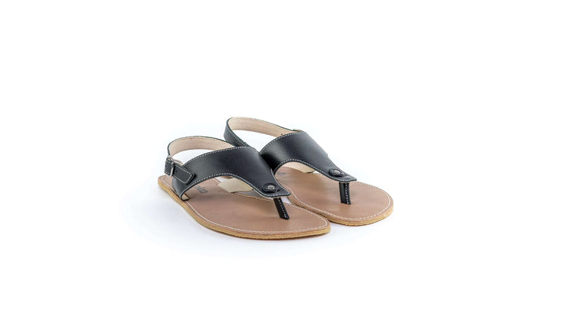 Load image into Gallery viewer, Eco-friendly Barefoot Sandals - Be Lenka Promenade - Black