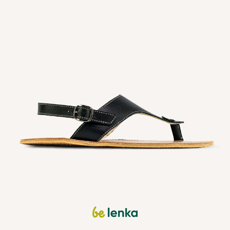 Load image into Gallery viewer, Eco-friendly Barefoot Sandals - Be Lenka Promenade - Black