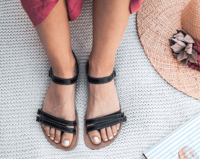 Load image into Gallery viewer, Eco-friendly Barefoot Sandals - Be Lenka Summer - Black