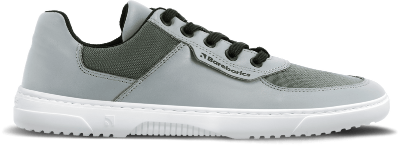 Load image into Gallery viewer, Eco-friendly Barefoot Sneakers Barebarics Bravo - Grey & White