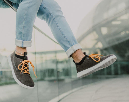 Eco-friendly Barefoot Sneakers Barebarics Bronx - Midnight Black