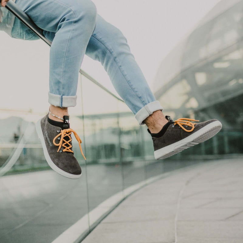 Load image into Gallery viewer, Eco-friendly Barefoot Sneakers Barebarics Bronx - Midnight Black