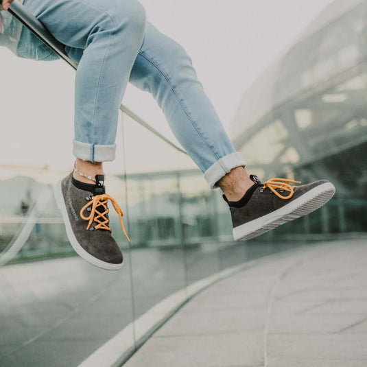 Eco-friendly Barefoot Sneakers Barebarics Bronx - Midnight Black