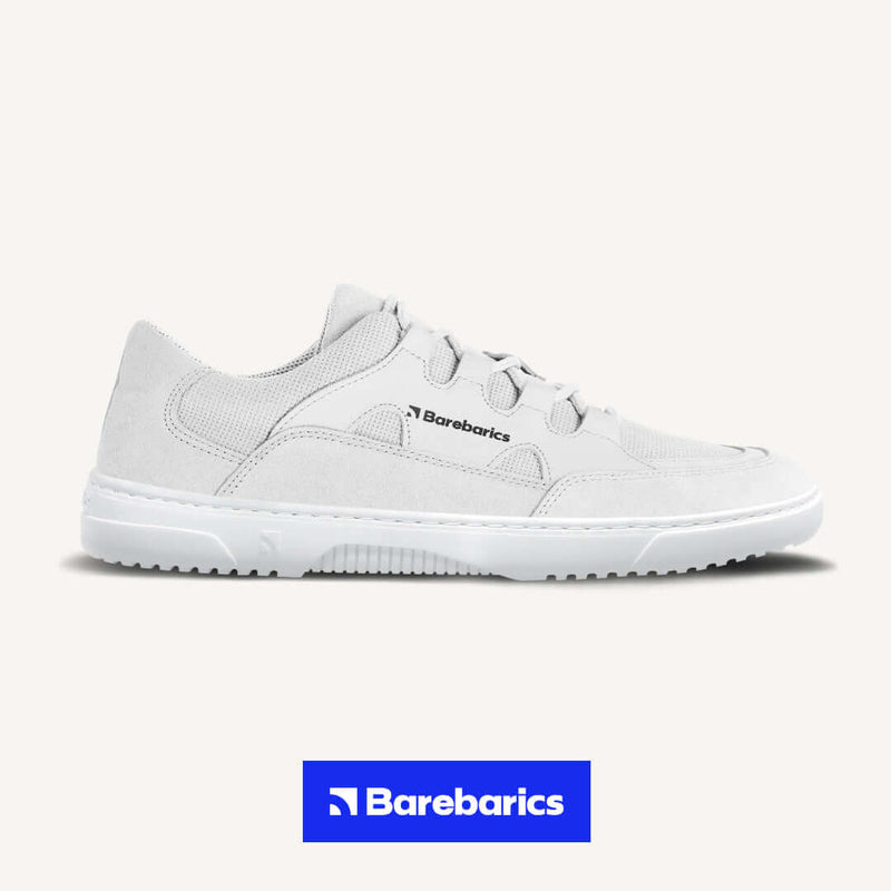Load image into Gallery viewer, Eco-friendly Barefoot Sneakers Barebarics Evo - Chalk White