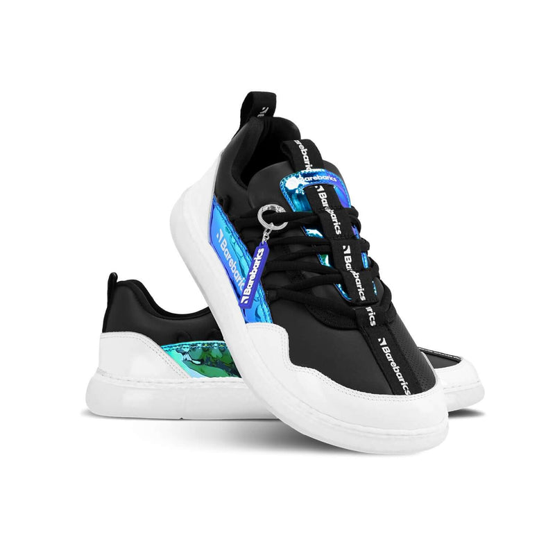 Load image into Gallery viewer, Eco-friendly Barefoot Sneakers Barebarics Futura - Iridescent Black