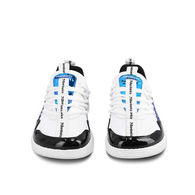 Load image into Gallery viewer, Eco-friendly Barefoot Sneakers Barebarics Futura - Iridescent White