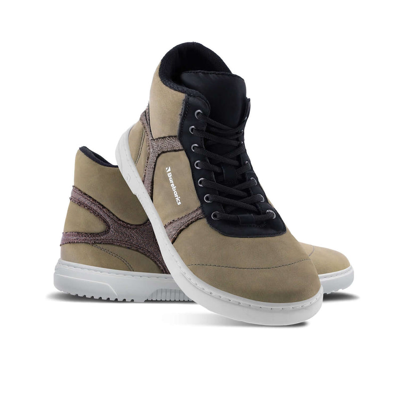 Load image into Gallery viewer, Eco-friendly Barefoot Sneakers Barebarics - Hifly - Dark Green & Grey