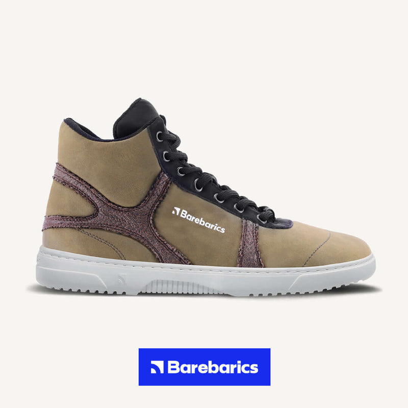 Load image into Gallery viewer, Eco-friendly Barefoot Sneakers Barebarics - Hifly - Dark Green & Grey