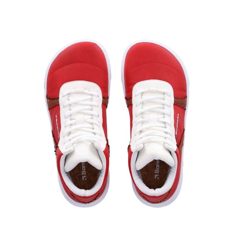 Load image into Gallery viewer, Eco-friendly Barefoot Sneakers Barebarics - Hifly - Red & White