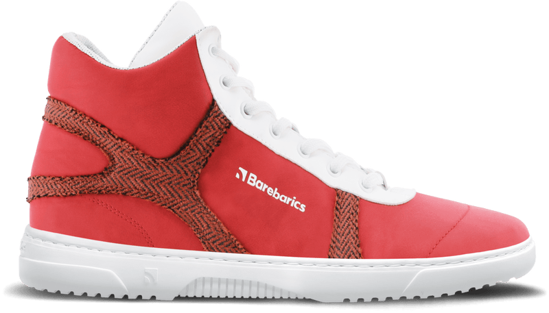 Load image into Gallery viewer, Eco-friendly Barefoot Sneakers Barebarics - Hifly - Red & White