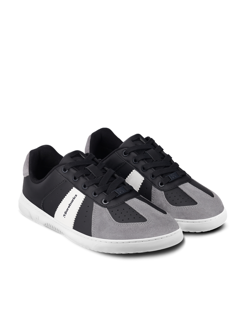 Load image into Gallery viewer, Barebarics Icara Barefoot Sneakers - Black/Grey