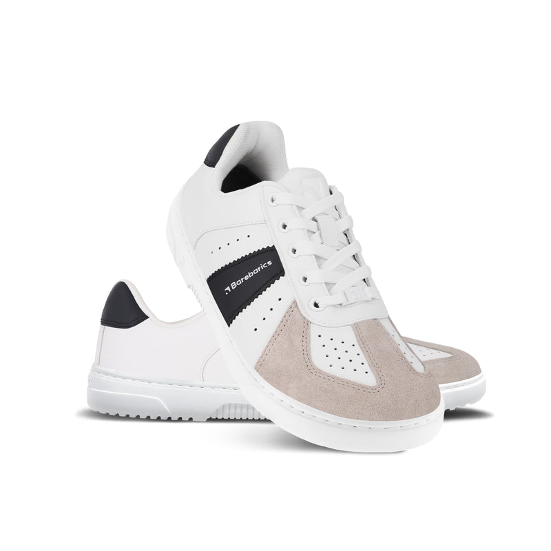 Load image into Gallery viewer, Barefoot Sneakers Barebarics Icara - White & Beige