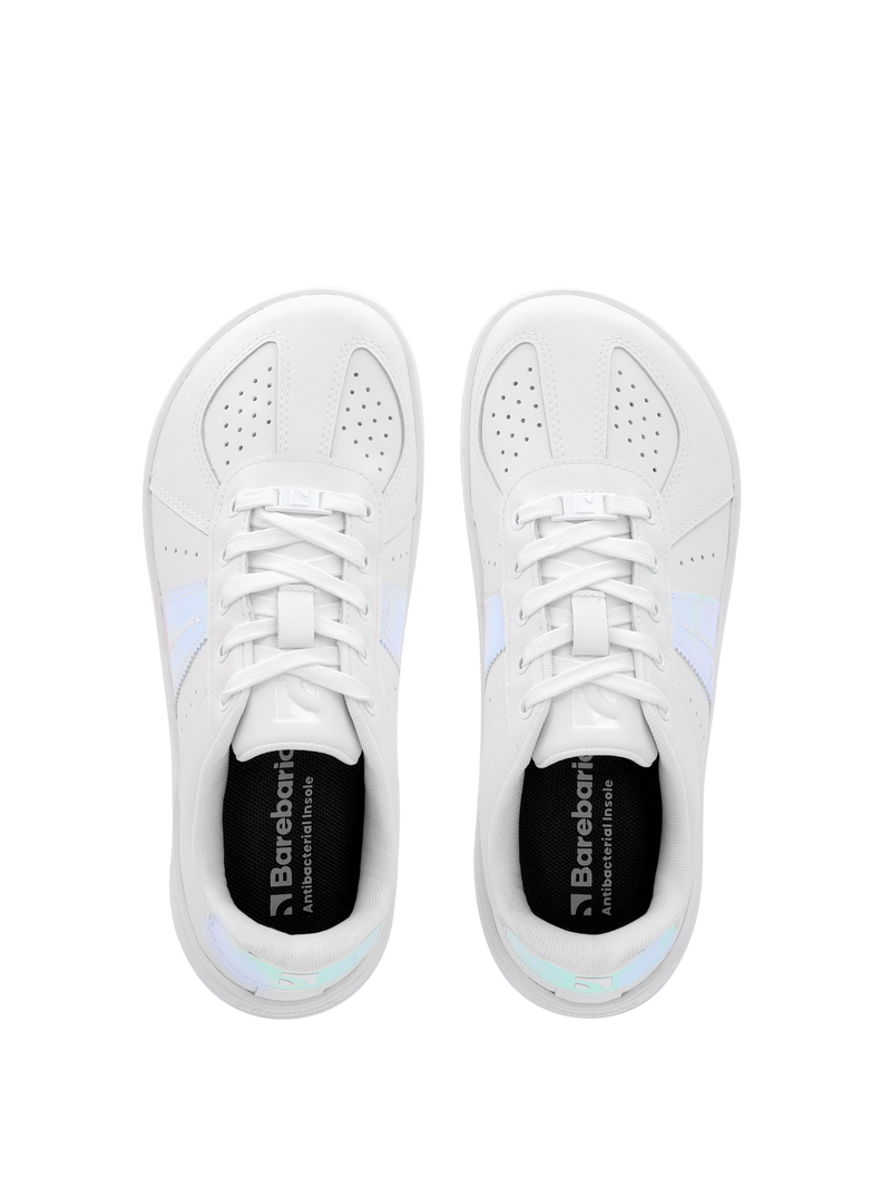 Load image into Gallery viewer, Barefoot Sneakers Barebarics Icara - White & Pastel Iridescent