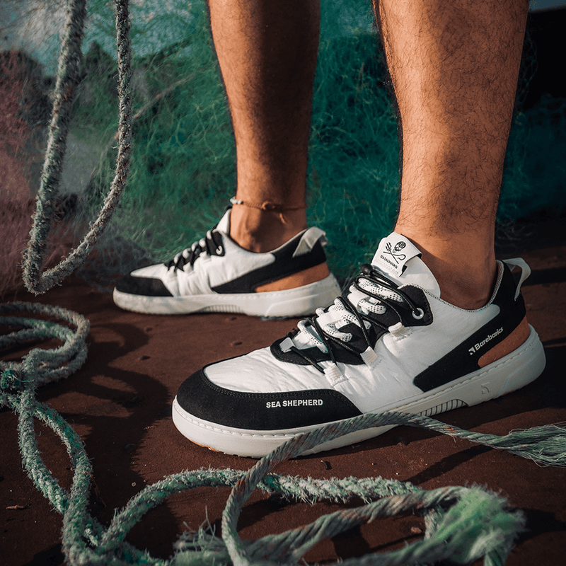 Load image into Gallery viewer, Barefoot Sneakers Barebarics Revive X Sea Shepherd - Orca
