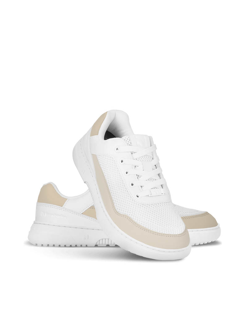 Load image into Gallery viewer, Barefoot Sneakers Barebarics Vaporo - White & Beige