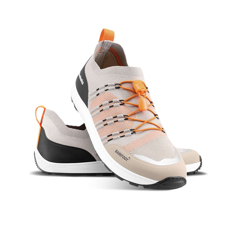 Load image into Gallery viewer, Eco-friendly Barefoot Sneakers Barebarics Voyager - Beige & White