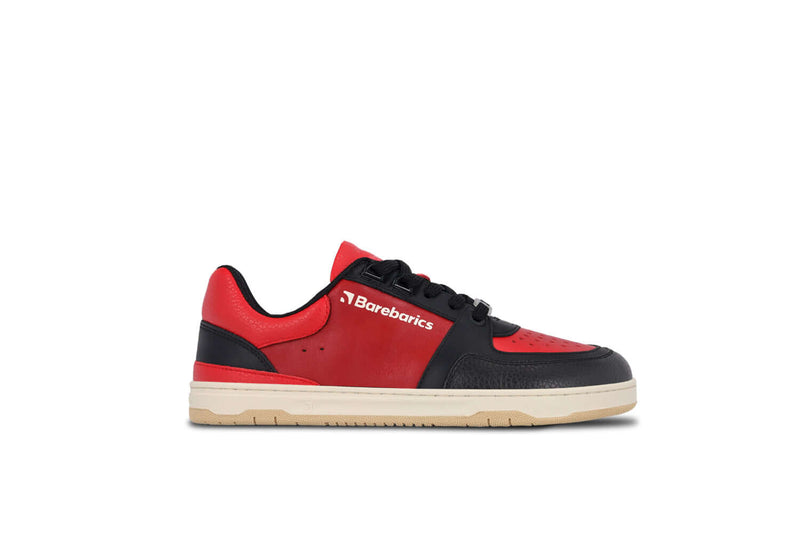 Load image into Gallery viewer, Barefoot Sneakers Barebarics Wave - Black & Red