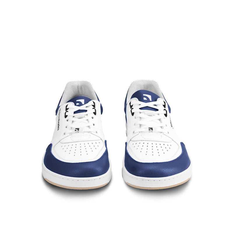 Load image into Gallery viewer, Eco-friendly Barefoot Sneakers Barebarics Wave - White & Dark Blue