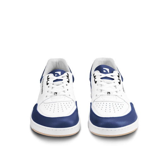 Eco-friendly Barefoot Sneakers Barebarics Wave - White & Dark Blue