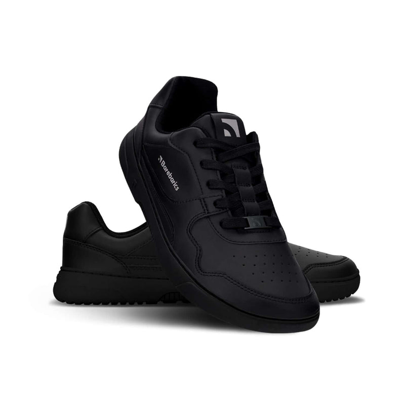 Load image into Gallery viewer, Barefoot Sneakers Barebarics Zing - All Black - Leather