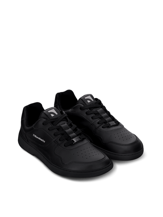 Barefoot Sneakers Barebarics Zing - All Black - Leather