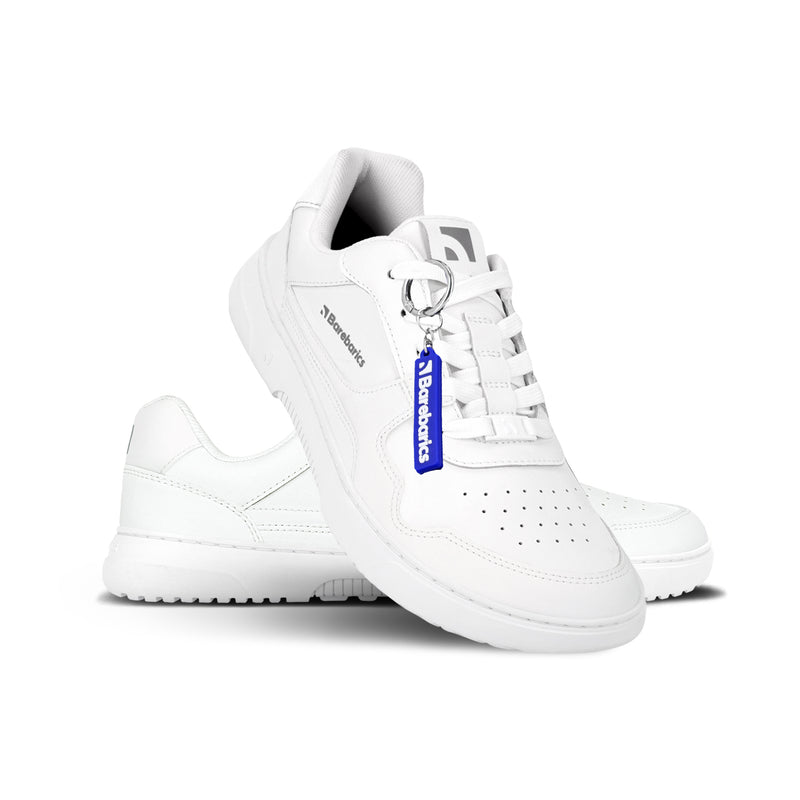 Load image into Gallery viewer, Barefoot Sneakers Barebarics Zing - All White - Leather