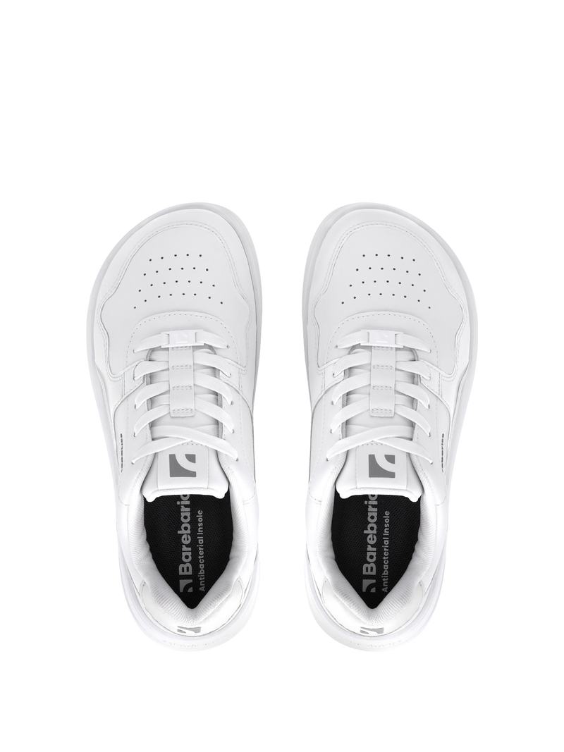 Load image into Gallery viewer, Barefoot Sneakers Barebarics Zing - All White - Leather