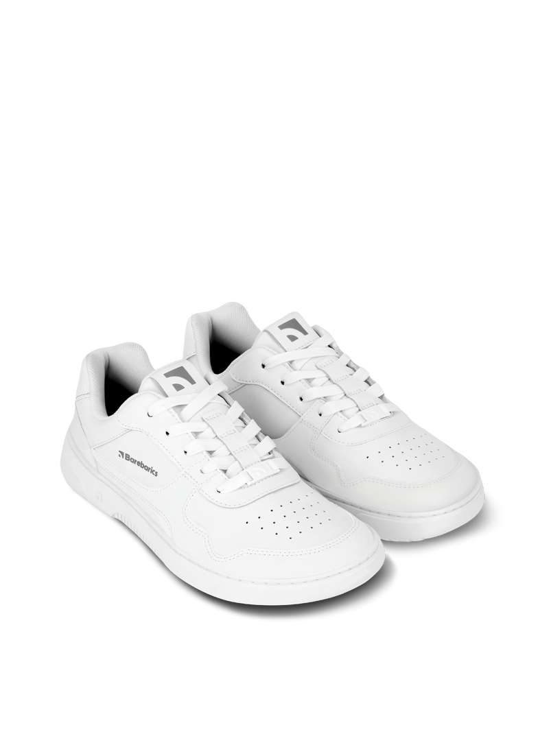 Load image into Gallery viewer, Barefoot Sneakers Barebarics Zing - All White - Leather