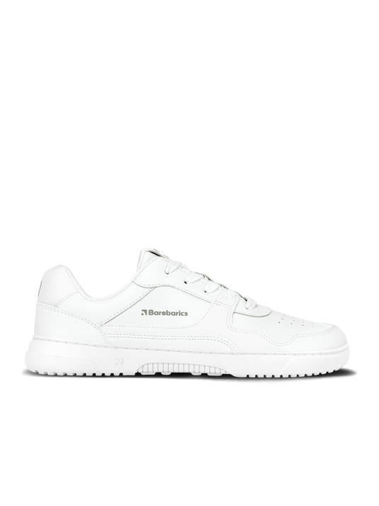 Barefoot Sneakers Barebarics Zing - All White - Leather