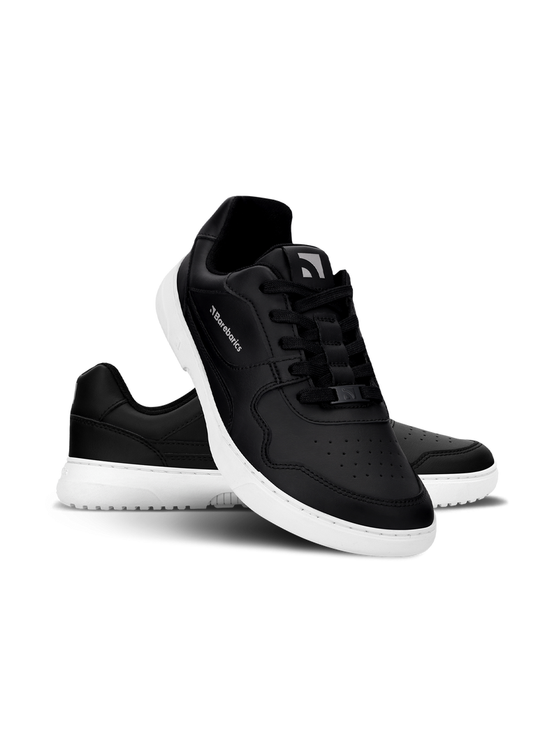 Load image into Gallery viewer, Barebarics Zing Barefoot Sneakers – Black & White