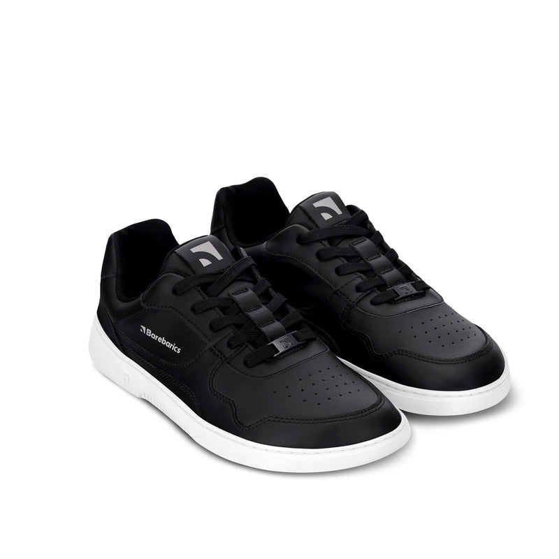 Load image into Gallery viewer, Barebarics Zing Barefoot Sneakers – Black & White