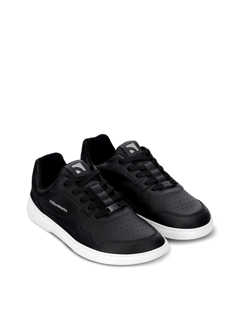 Load image into Gallery viewer, Barebarics Zing Barefoot Sneakers – Black & White