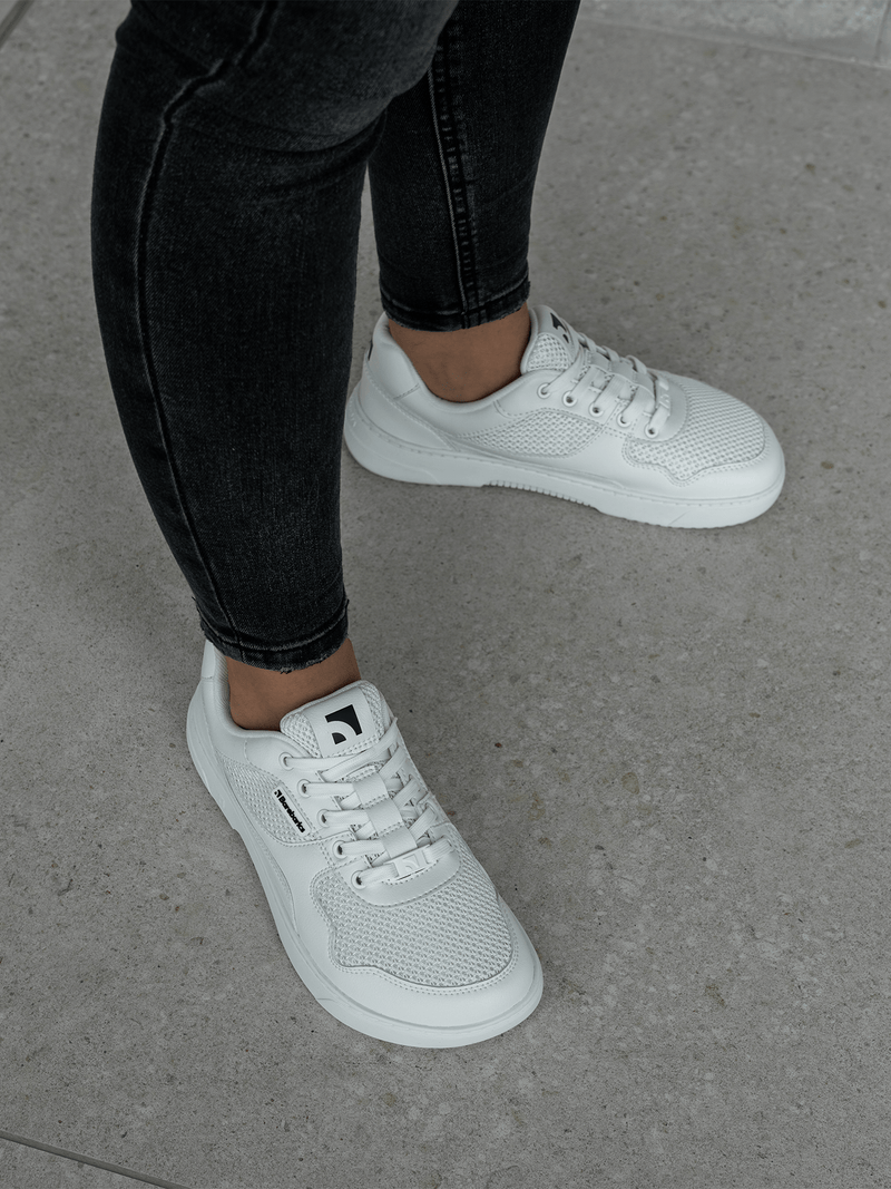 Load image into Gallery viewer, Barefoot Sneakers Barebarics Zing - Fresh - All White